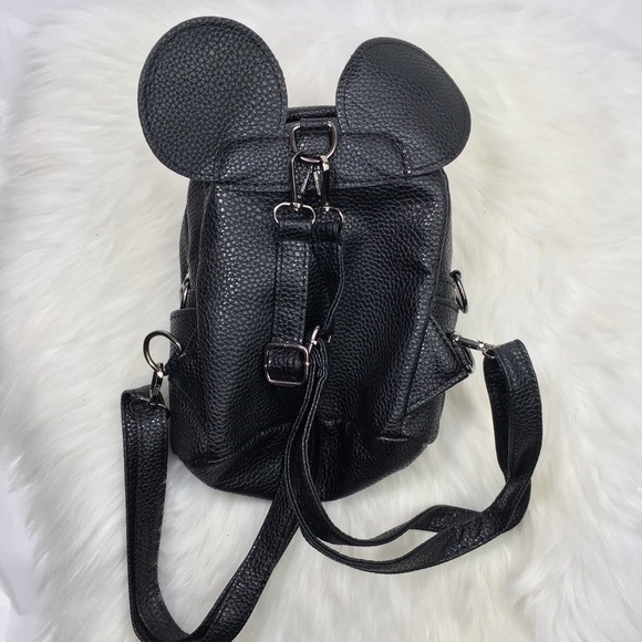 Black and red mini backpack - Picture 4 of 6